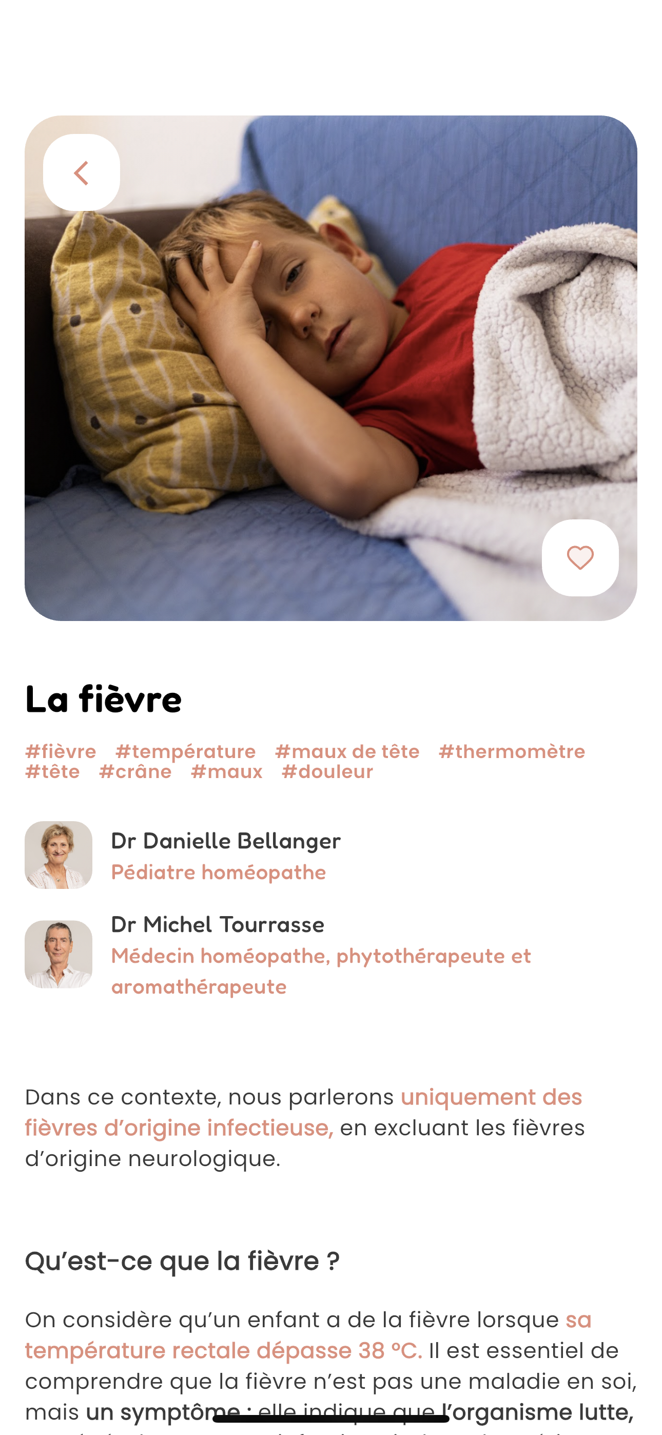 Fiche conseil rédigée par un professionnel de santé
